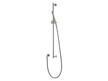 NOVO INOX - Stainless steel shower wallbar with hand shower by GUGLIELMI RUBINETTERIE - view 2
